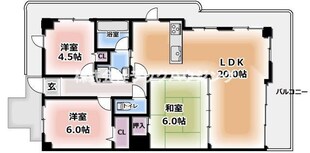 エステスクエア・アクロス大日の物件間取画像